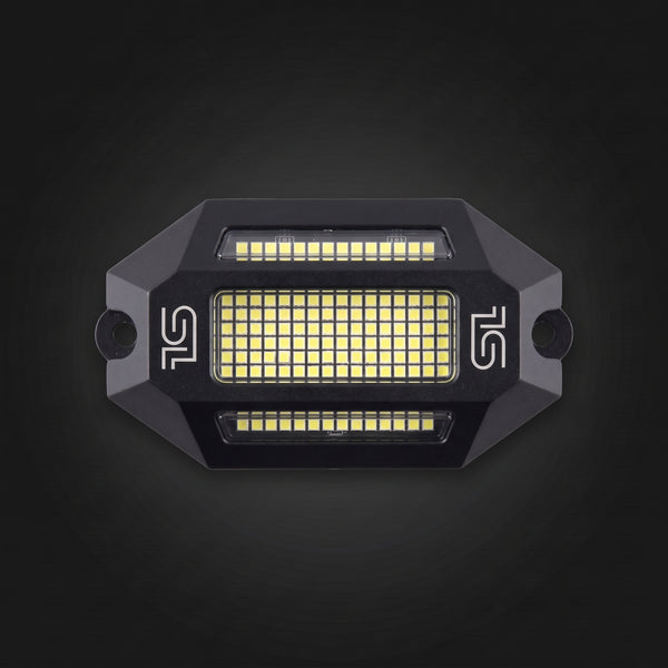 Pure White 128 LED Rock Lights