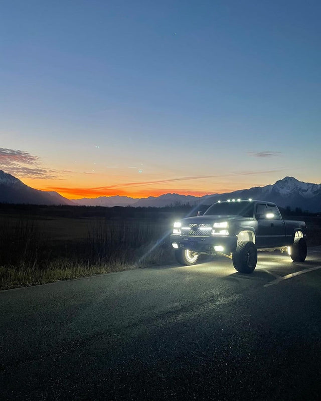 Southern Lumen switchback wheel lights with startup animation feature a sleek sequential flowing sequence for your turn signals and a super bright pure white for your running lights.